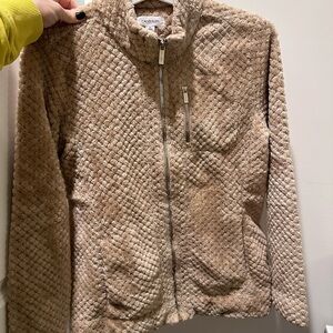 Calvin Klein Women's Beige Quilted Jacket